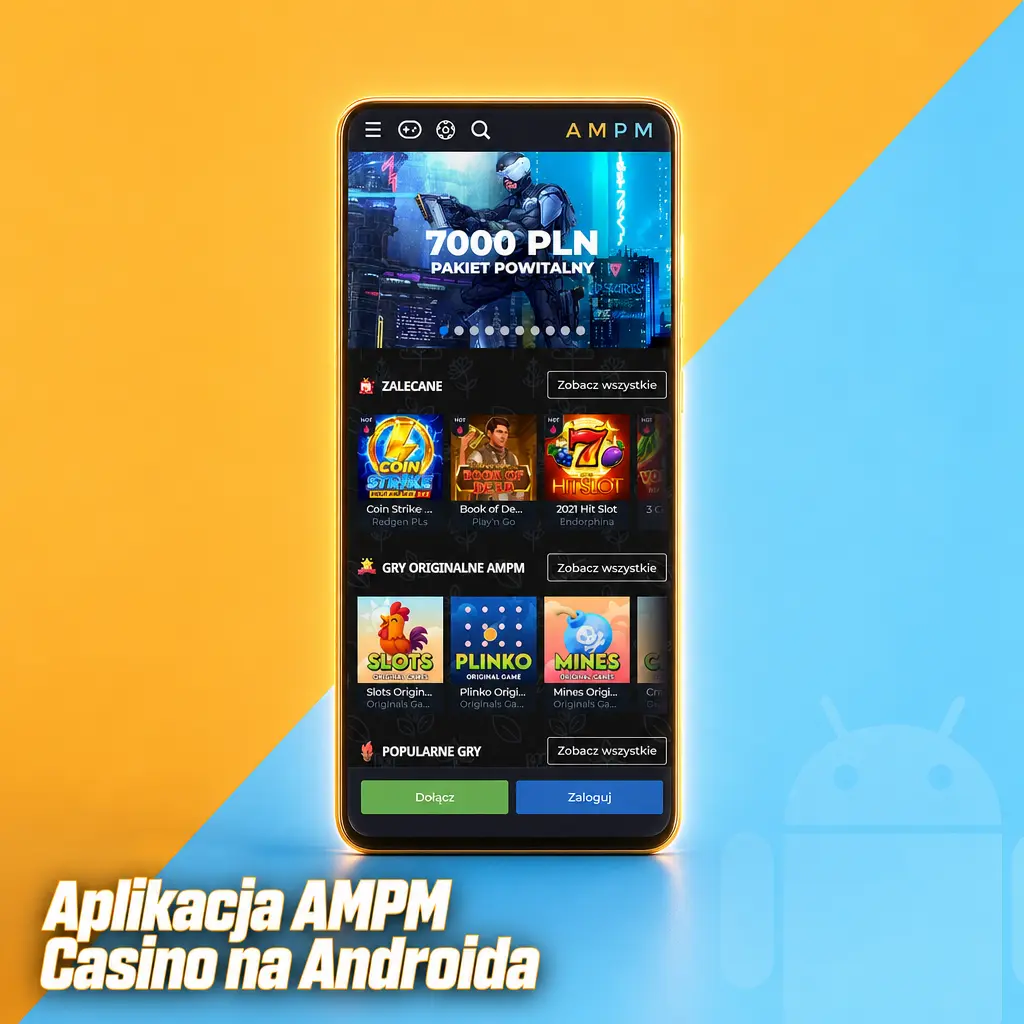 Aplikacja AMPM Casino na Androida – instalacja pliku APK, wymagania systemowe i logowanie do konta gracza