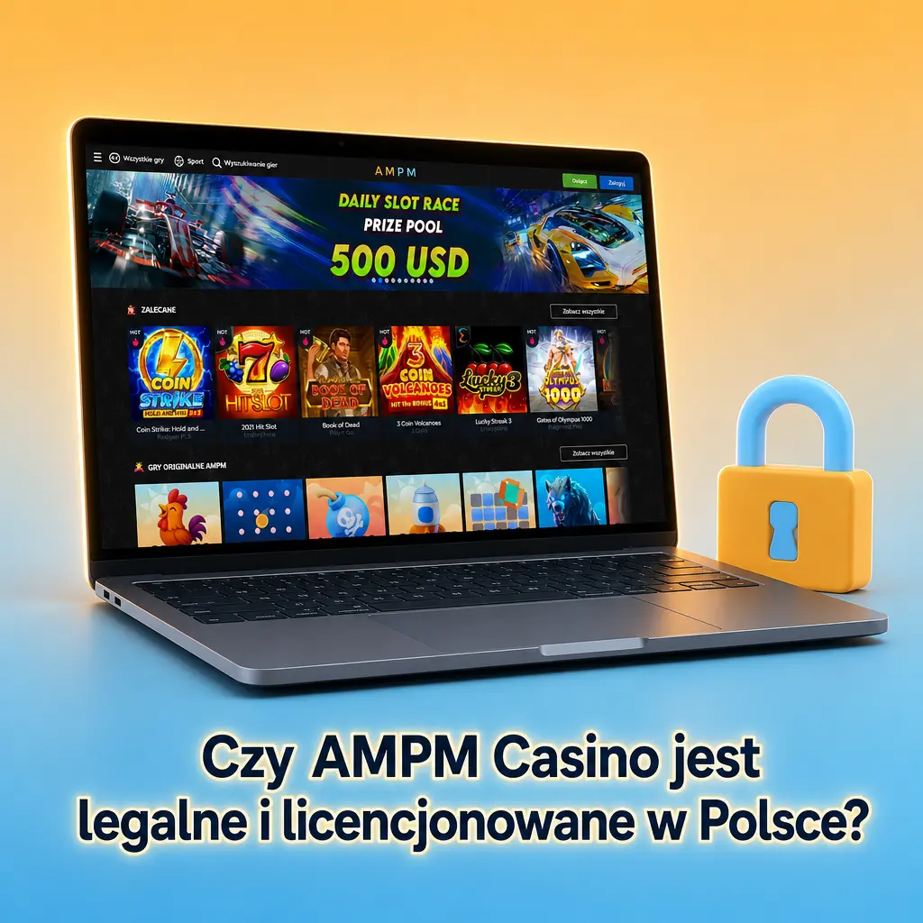 Licencja Curaçao AMPM Casino nr 8048/JAZ2024-058 dla operatora AMPM N.V. obsługującego graczy z Polski online.